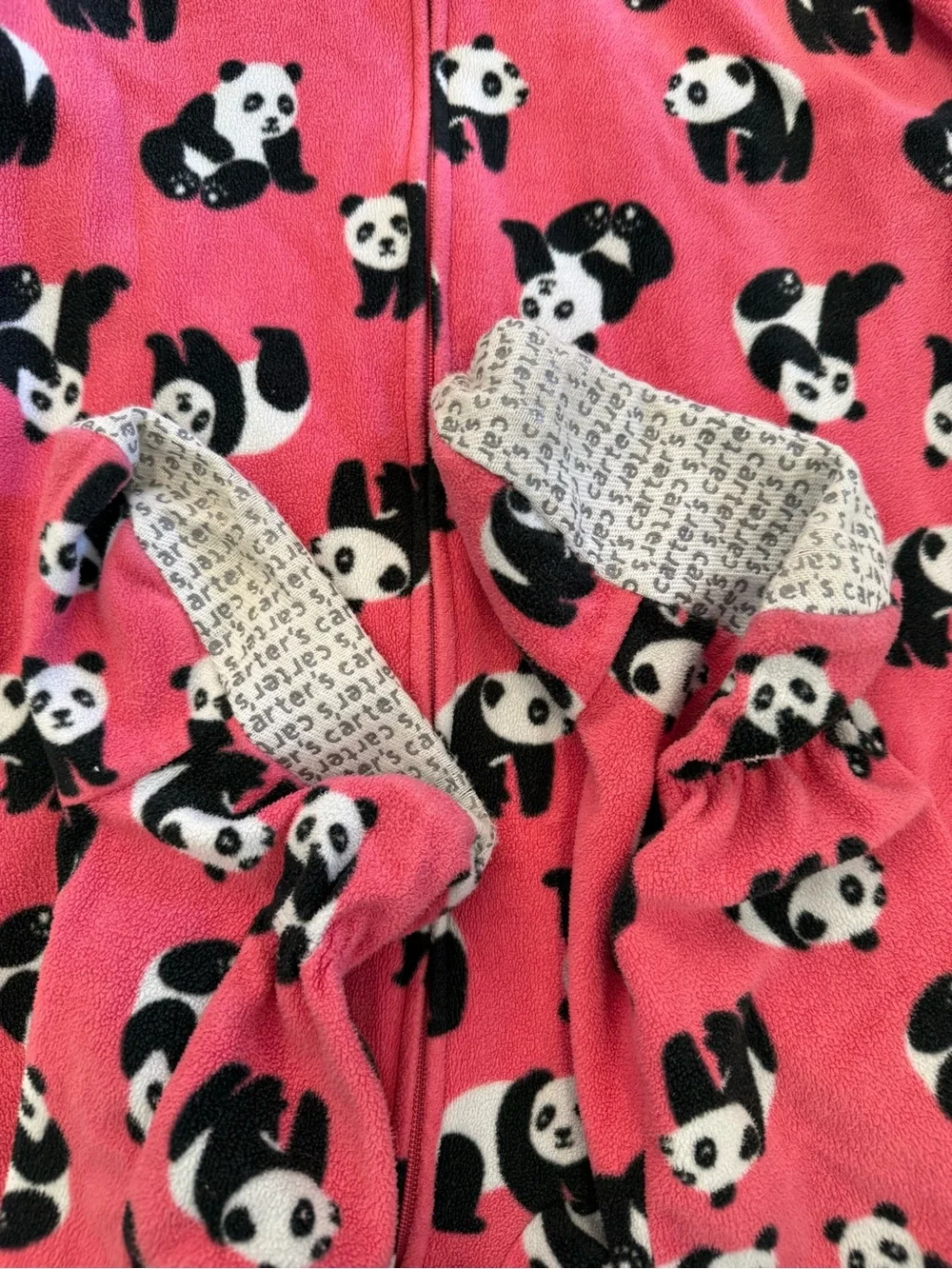 Size 6 Carters Fleece Footed Pajamas